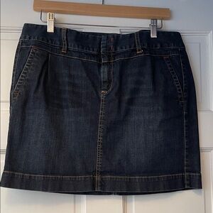 Tommy Hilfiger Dark Blue Denim Mini Skirt